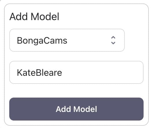 Open CaptureGem and Paste BongaCams Model Name