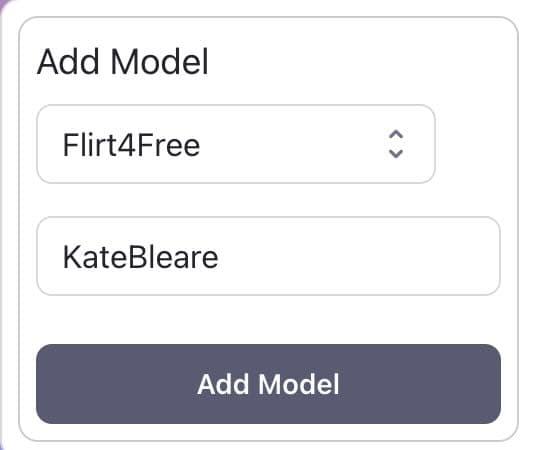 Open CaptureGem and Paste Flirt4Free Model Name