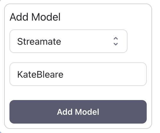 Open CaptureGem and Paste Streamate Model Name